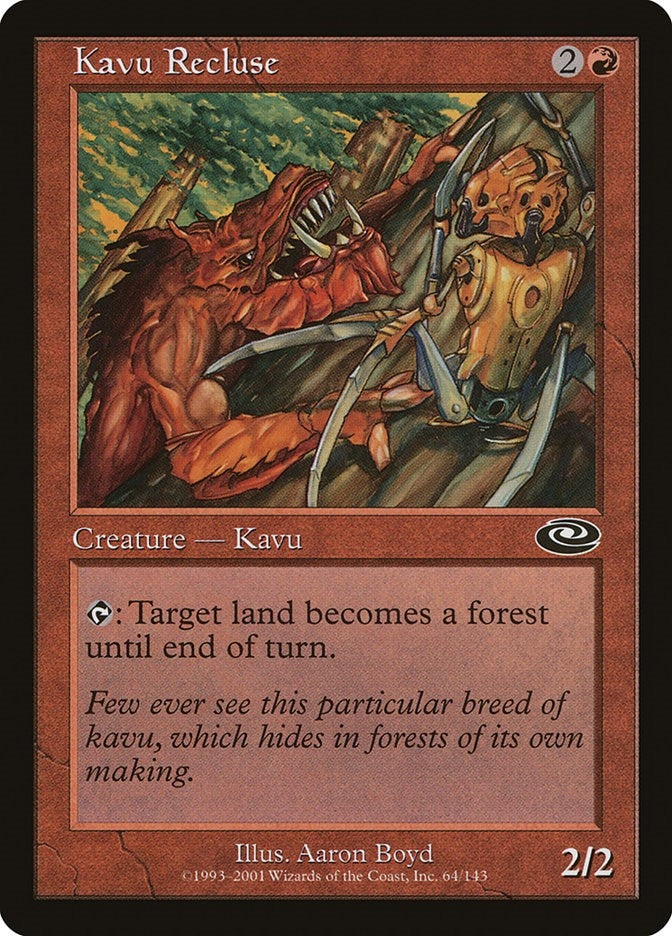 Image for Kavu Recluse (64) (Planeshift) - Magic: The Gathering