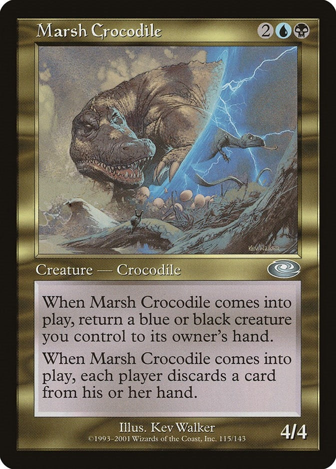 Image for Marsh Crocodile (115) (Planeshift) - Magic: The Gathering