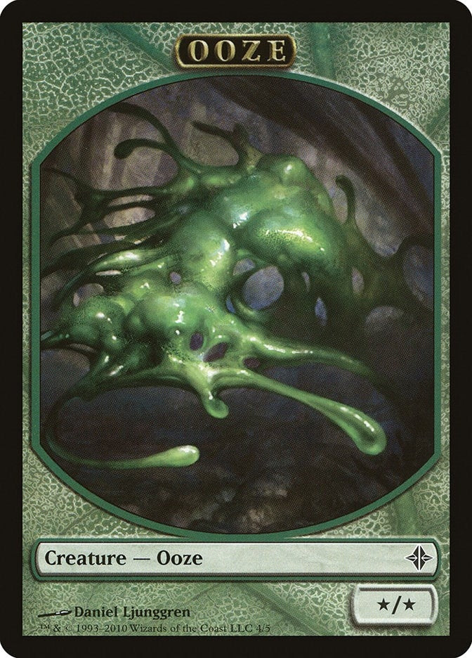 Ooze Token (4) (Rise of the Eldrazi)