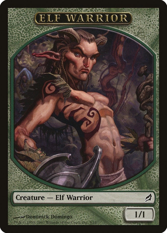 Image for Elf Warrior Token (9) (Lorwyn) - Magic: The Gathering