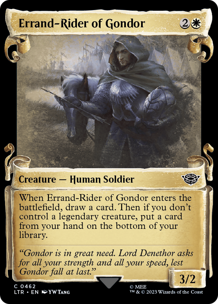 Errand-Rider of Gondor (Showcase Scrolls) (462) (LTR)