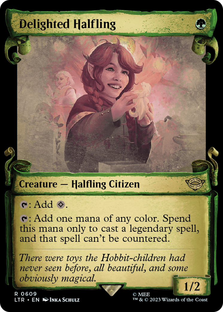 Delighted Halfling (Showcase Scrolls) (609) (LTR)