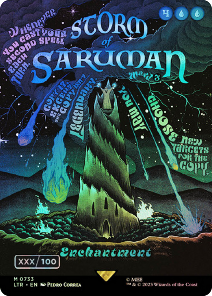 Storm of Saruman (Borderless Poster) (Serial Numbered) (733) (LTR)