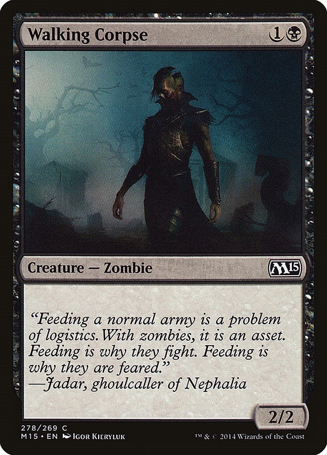 Image for Walking Corpse (278) (Magic 2015 (M15)) - Magic: The Gathering