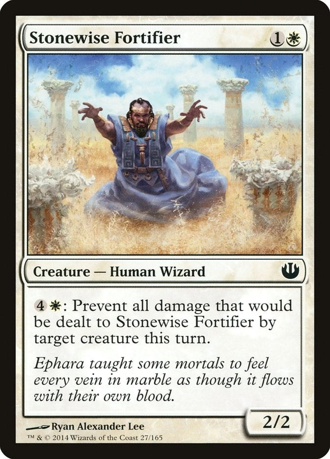 Image for Stonewise Fortifier (27) (Journey Into Nyx) - Magic: The Gathering