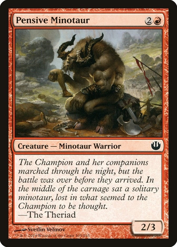 Image for Pensive Minotaur (105) (Journey Into Nyx) - Magic: The Gathering