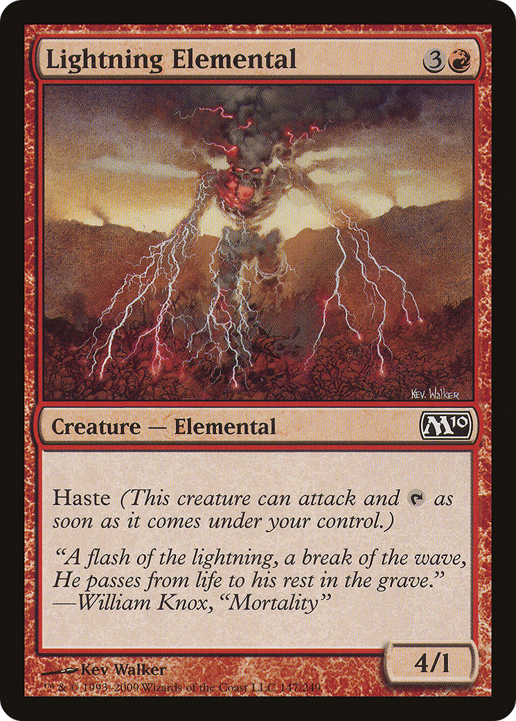 Lightning Elemental (147) (M10)