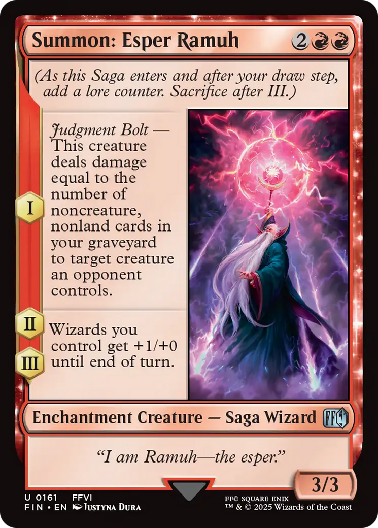 Summon: Esper Ramuh (161) (FIN)