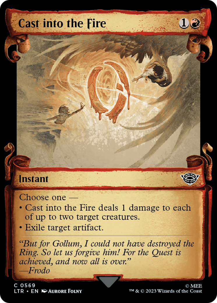 Cast into the Fire (Showcase Scrolls) (569) (LTR)