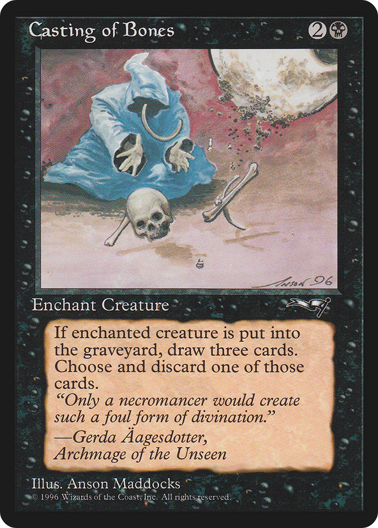 Casting of Bones (Hooded Figure) (3) (ALL)