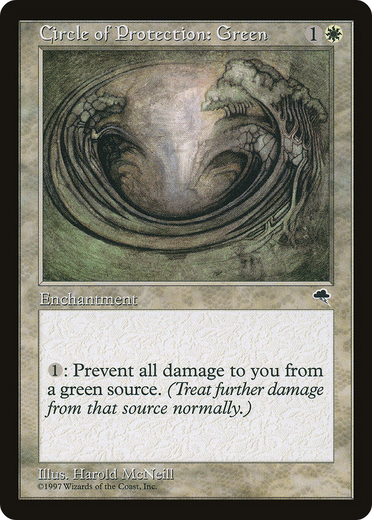 Circle of Protection: Green (10) (TMP)