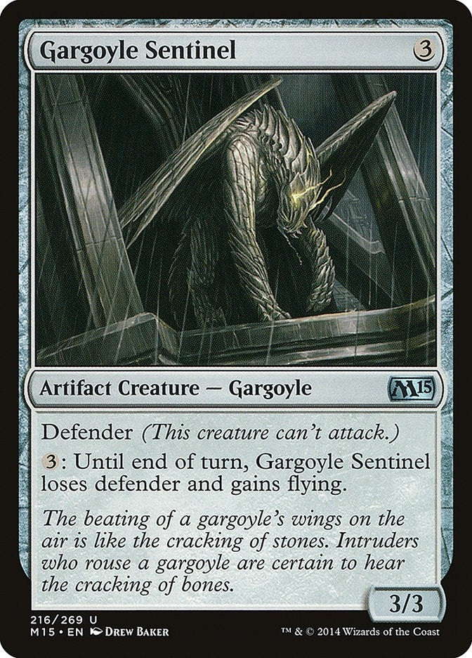 Gargoyle Sentinel (216) (Magic 2015 (M15))