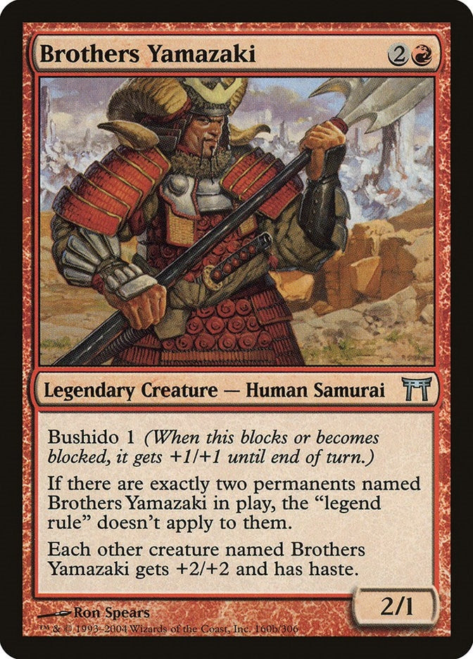 Image for Brothers Yamazaki (160b Pike) (160b) (Champions of Kamigawa) (CHK) - Magic: The Gathering