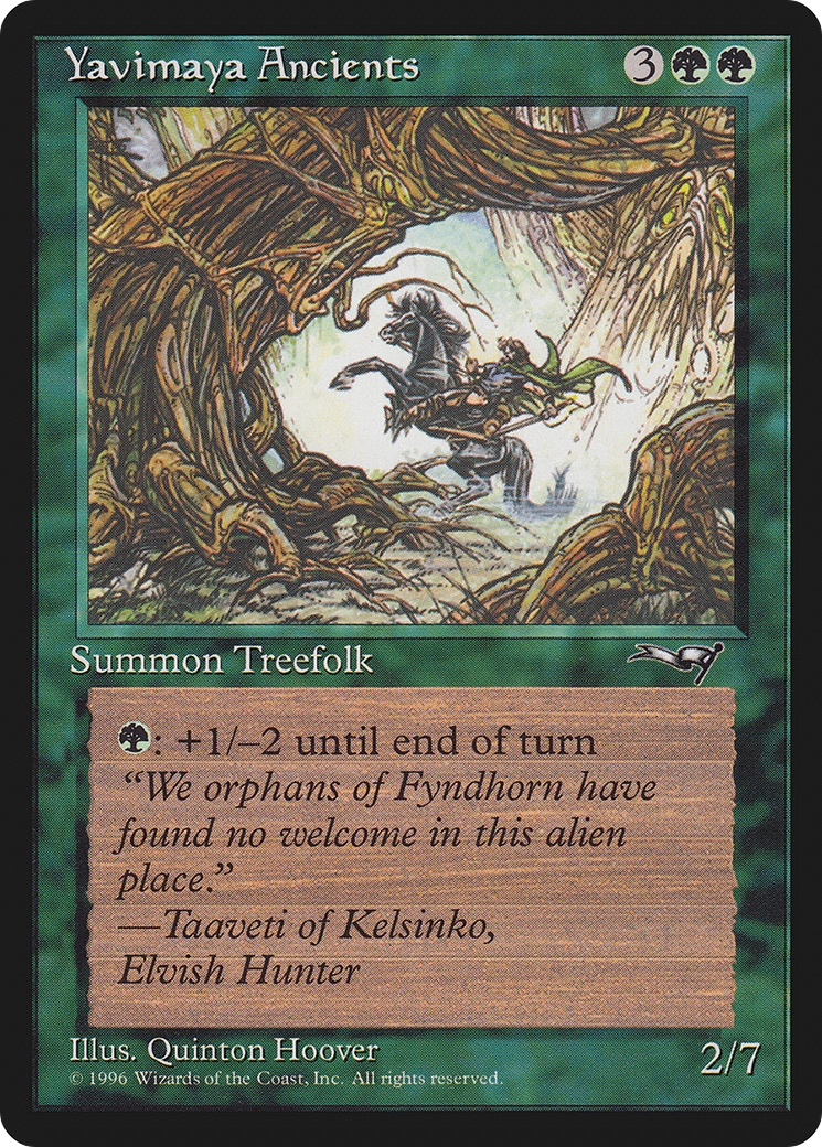 Yavimaya Ancients (Rearing Horse) (92) (ALL)