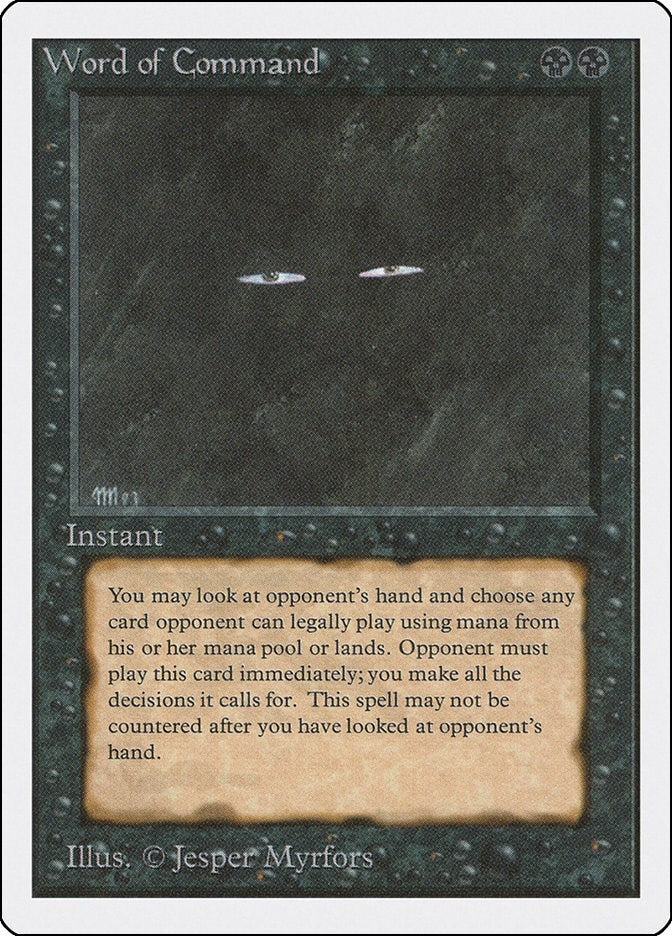 Word of Command (Unlimited Edition)