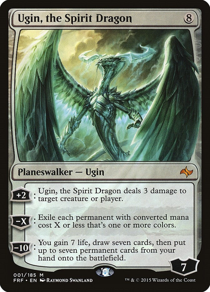 Image for Ugin, the Spirit Dragon (1) (Fate Reforged) - Magic: The Gathering