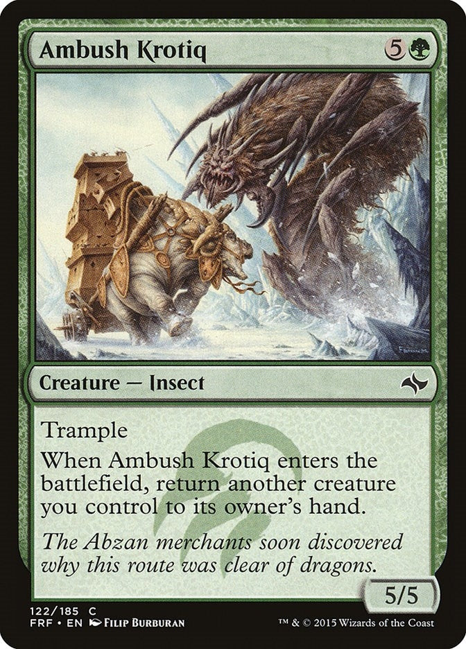 Image for Ambush Krotiq (122) (Fate Reforged) - Magic: The Gathering