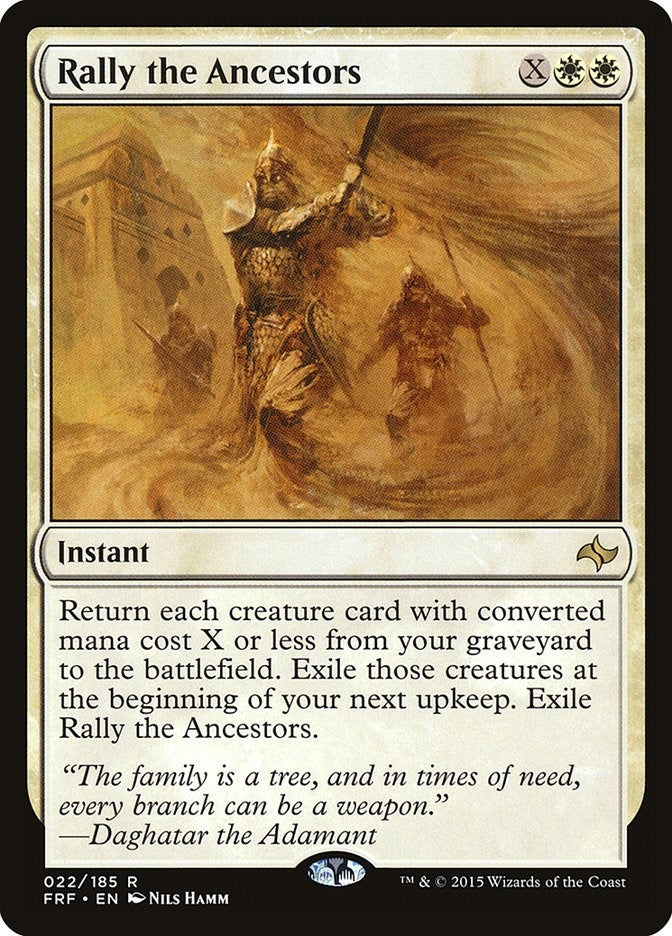 Image for Rally the Ancestors (22) (Fate Reforged) - Magic: The Gathering