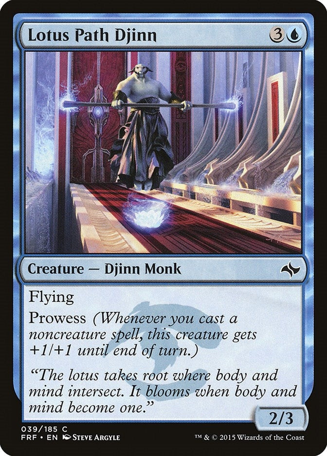 Image for Lotus Path Djinn (39) (Fate Reforged) - Magic: The Gathering