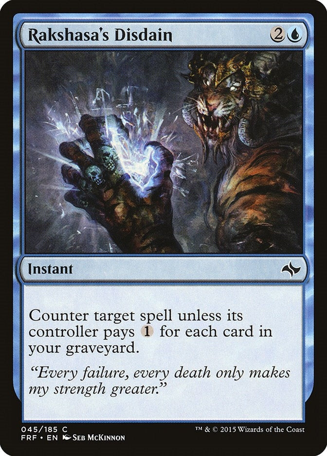 Image for Rakshasa's Disdain (45) (Fate Reforged) - Magic: The Gathering