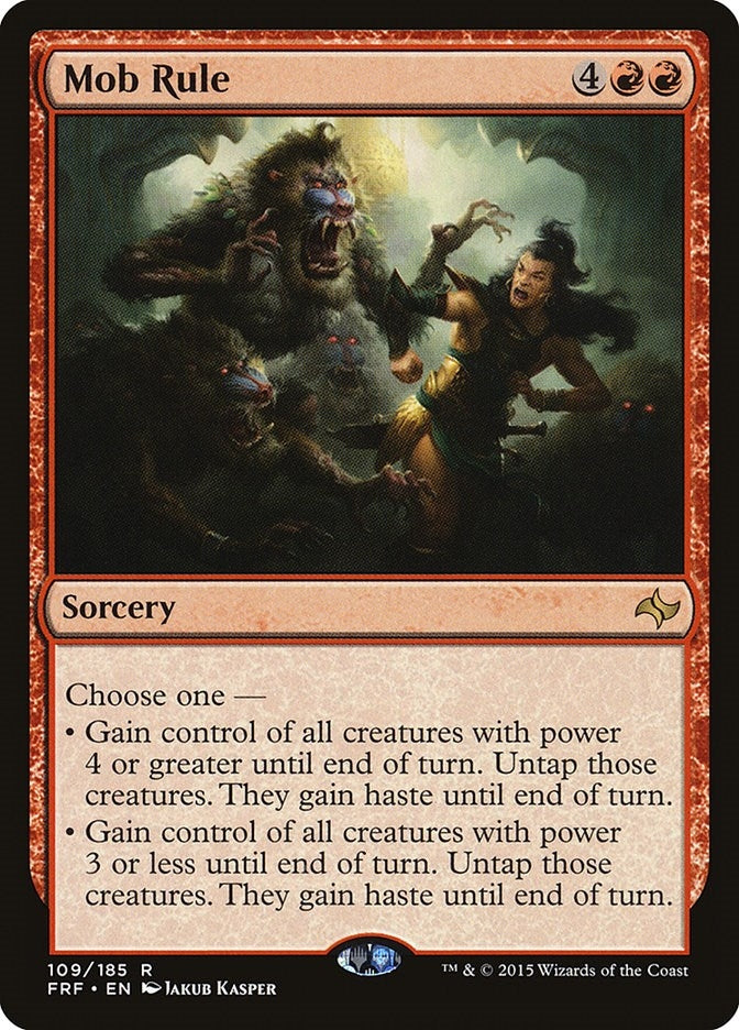 Image for Mob Rule (109) (Fate Reforged) - Magic: The Gathering