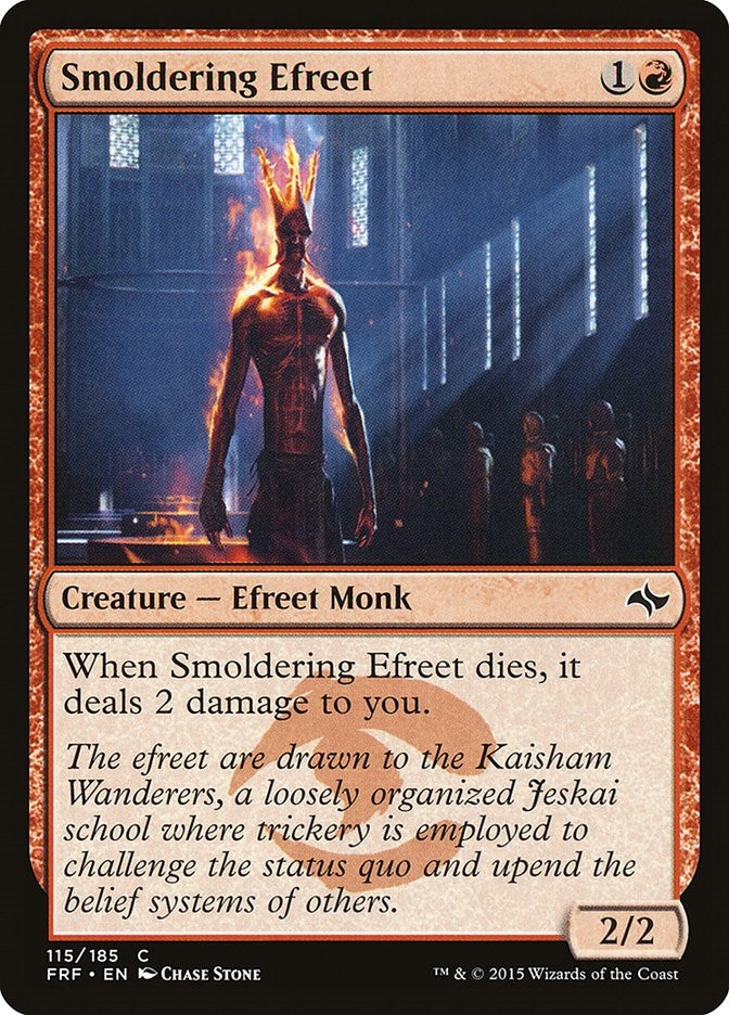 Image for Smoldering Efreet (115) (Fate Reforged) - Magic: The Gathering