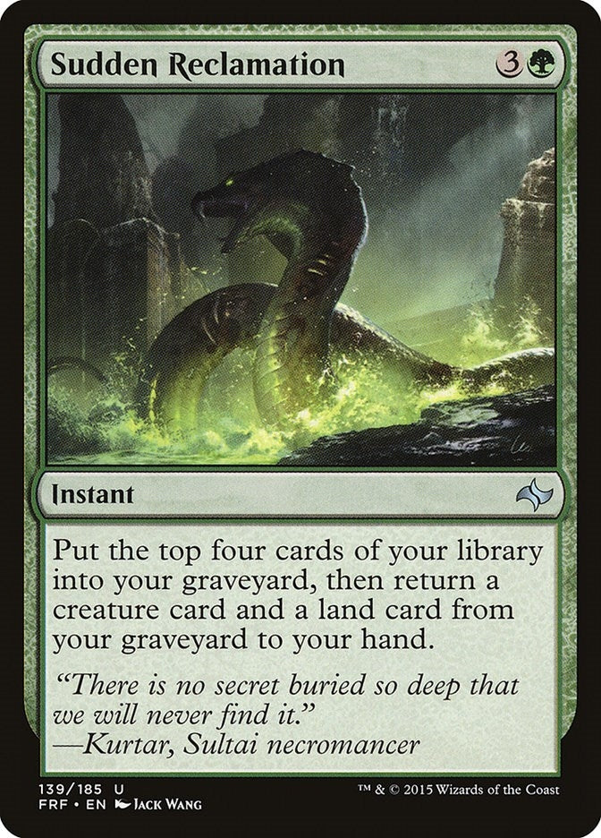 Image for Sudden Reclamation (139) (Fate Reforged) - Magic: The Gathering