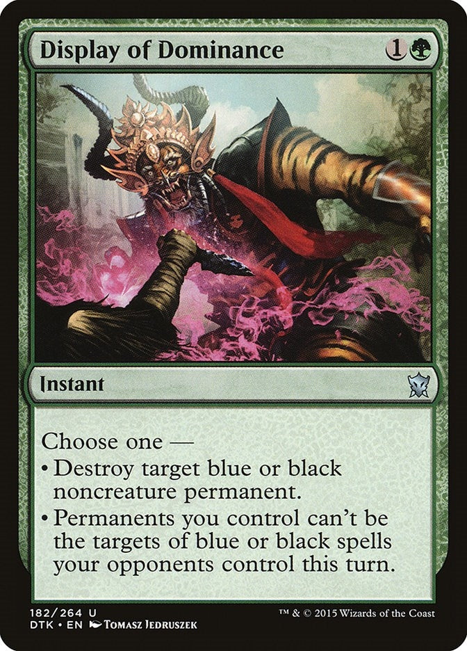 Image for Display of Dominance (182) (Dragons of Tarkir) - Magic: The Gathering
