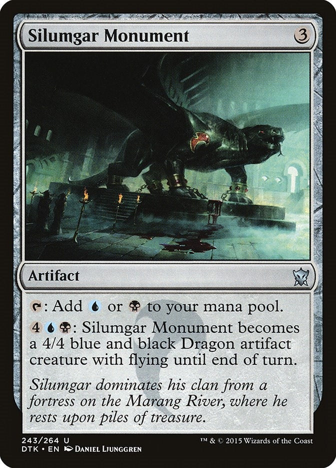 Image for Silumgar Monument (243) (Dragons of Tarkir) - Magic: The Gathering