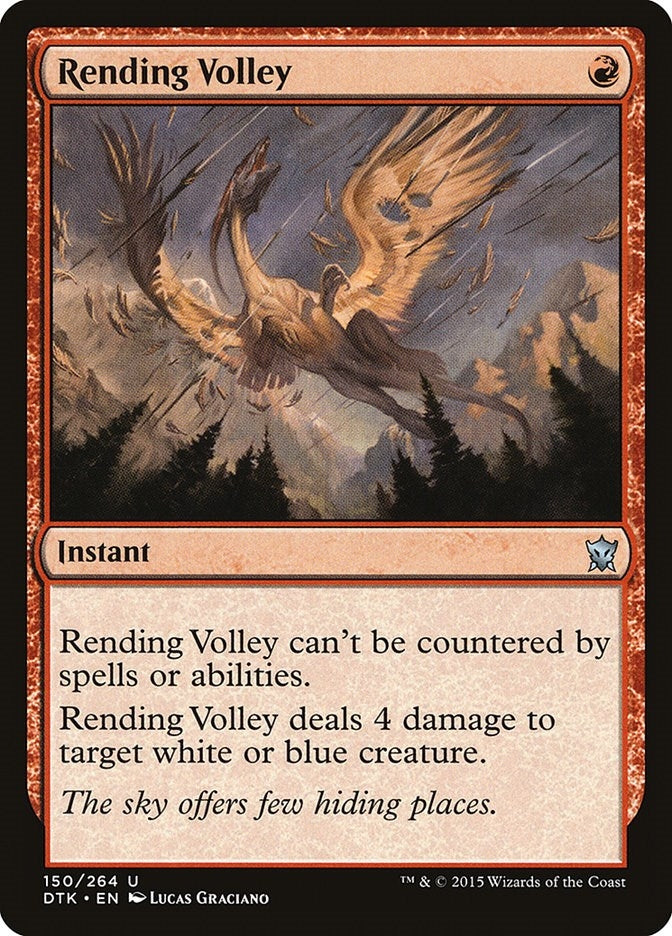 Image for Rending Volley (150) (Dragons of Tarkir) - Magic: The Gathering