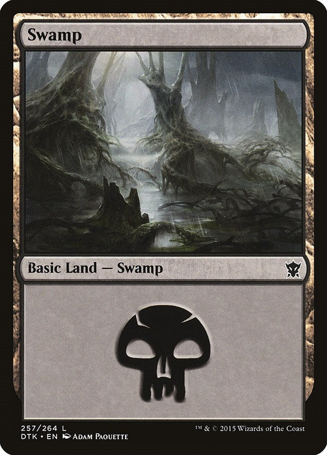 Image for Swamp (257) (257) (Dragons of Tarkir) - Magic: The Gathering