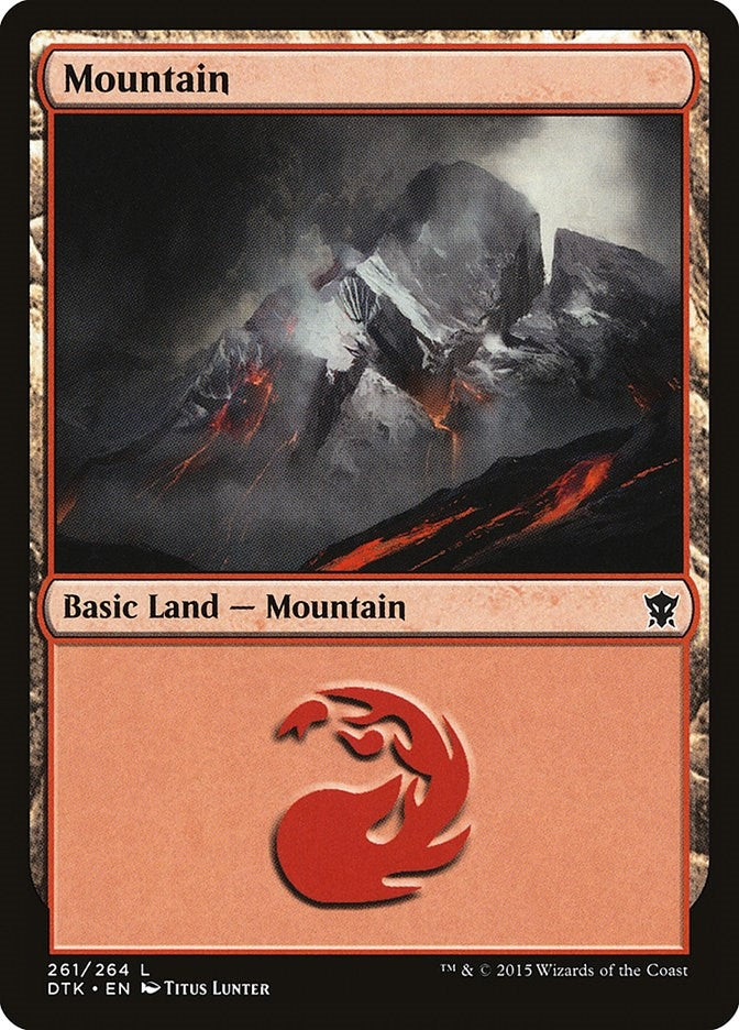 Image for Mountain (261) (261) (Dragons of Tarkir) - Magic: The Gathering