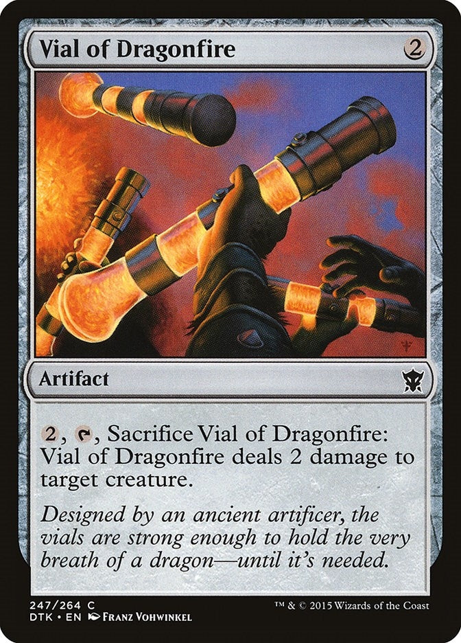 Image for Vial of Dragonfire (247) (Dragons of Tarkir) - Magic: The Gathering