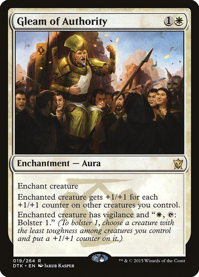 Image for Gleam of Authority (19) (Dragons of Tarkir) - Magic: The Gathering