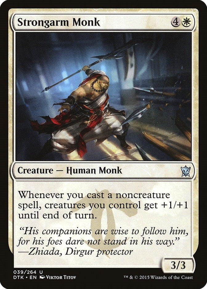 Image for Strongarm Monk (39) (Dragons of Tarkir) - Magic: The Gathering