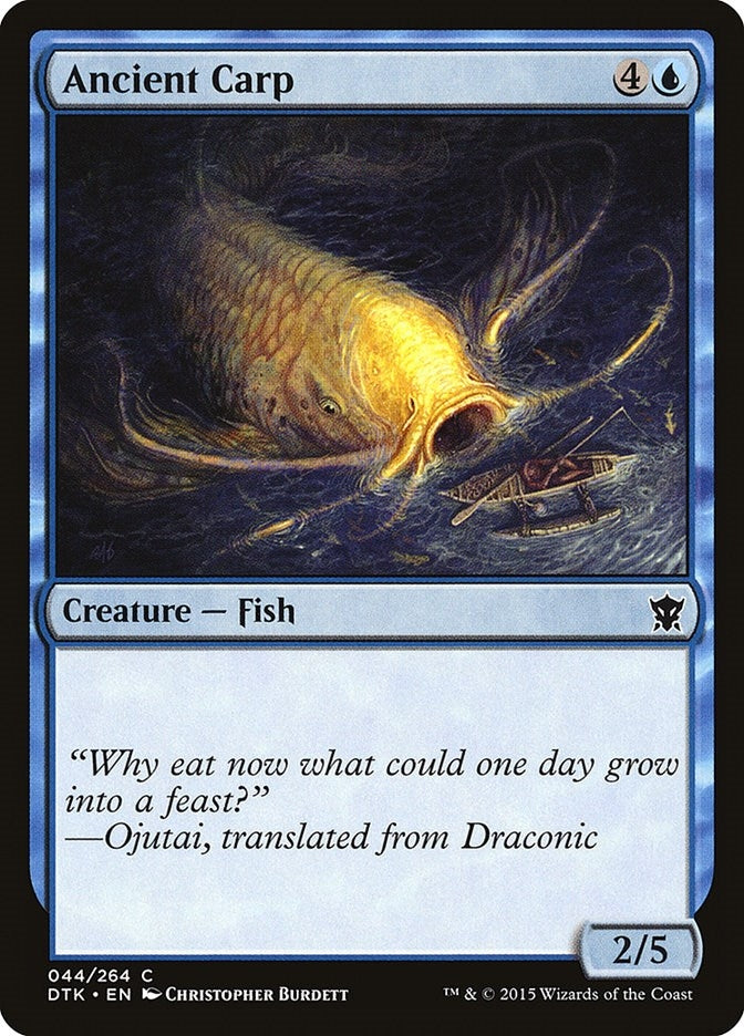 Image for Ancient Carp (44) (Dragons of Tarkir) - Magic: The Gathering