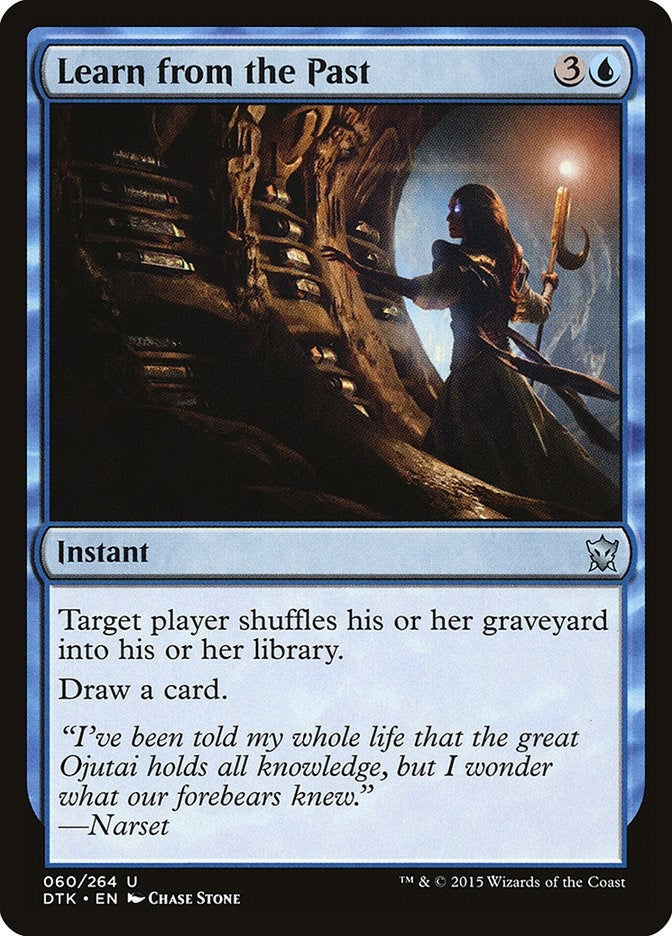 Image for Learn from the Past (60) (Dragons of Tarkir) - Magic: The Gathering