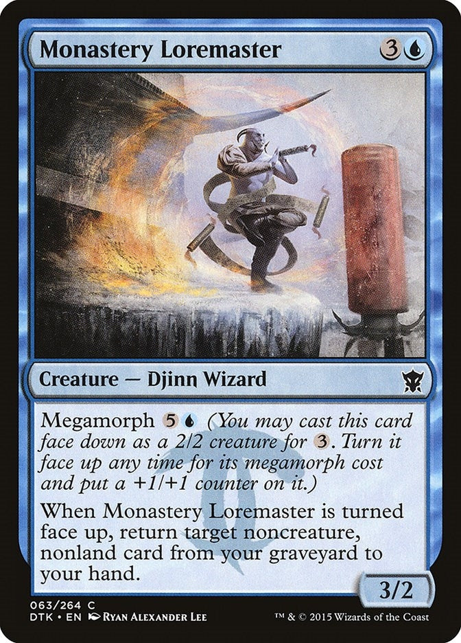 Image for Monastery Loremaster (63) (Dragons of Tarkir) - Magic: The Gathering