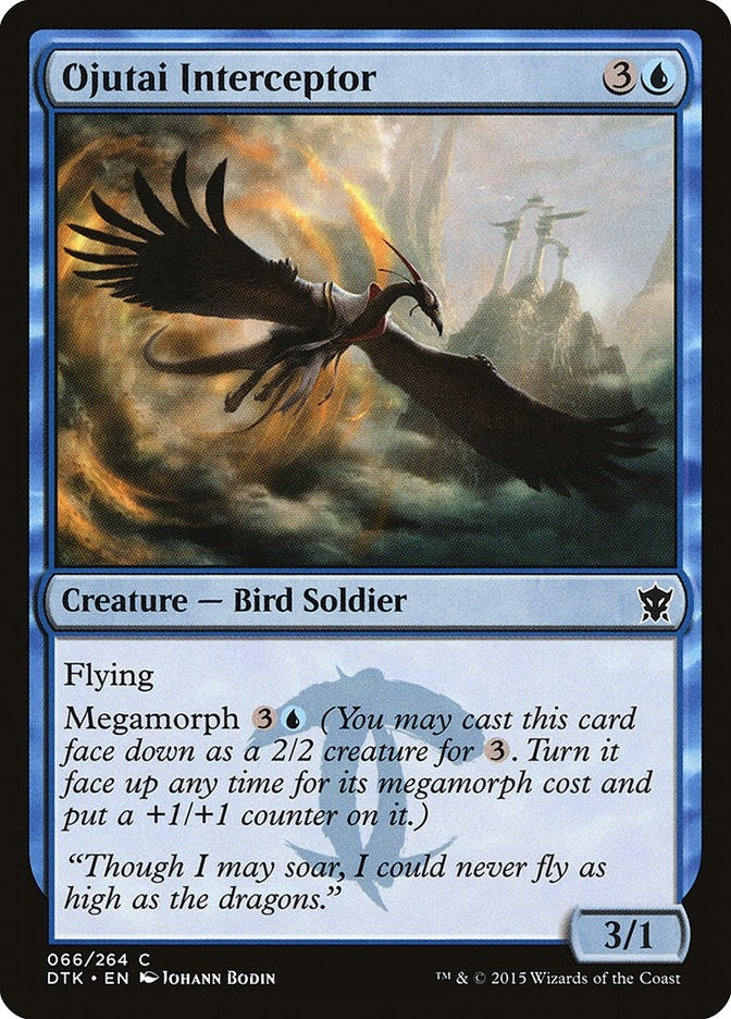 Image for Ojutai Interceptor (66) (Dragons of Tarkir) - Magic: The Gathering