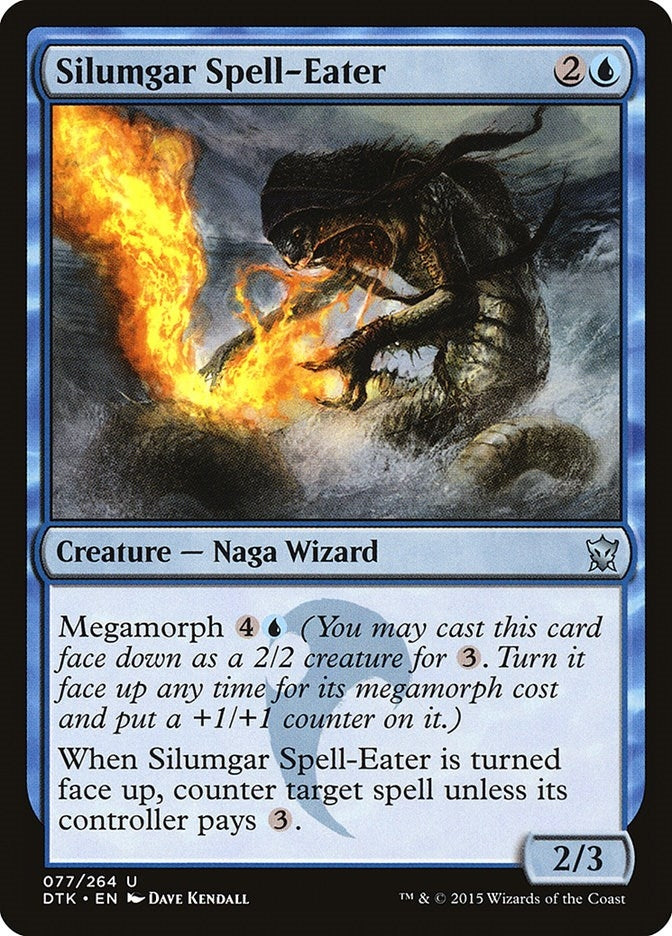Image for Silumgar Spell-Eater (77) (Dragons of Tarkir) - Magic: The Gathering