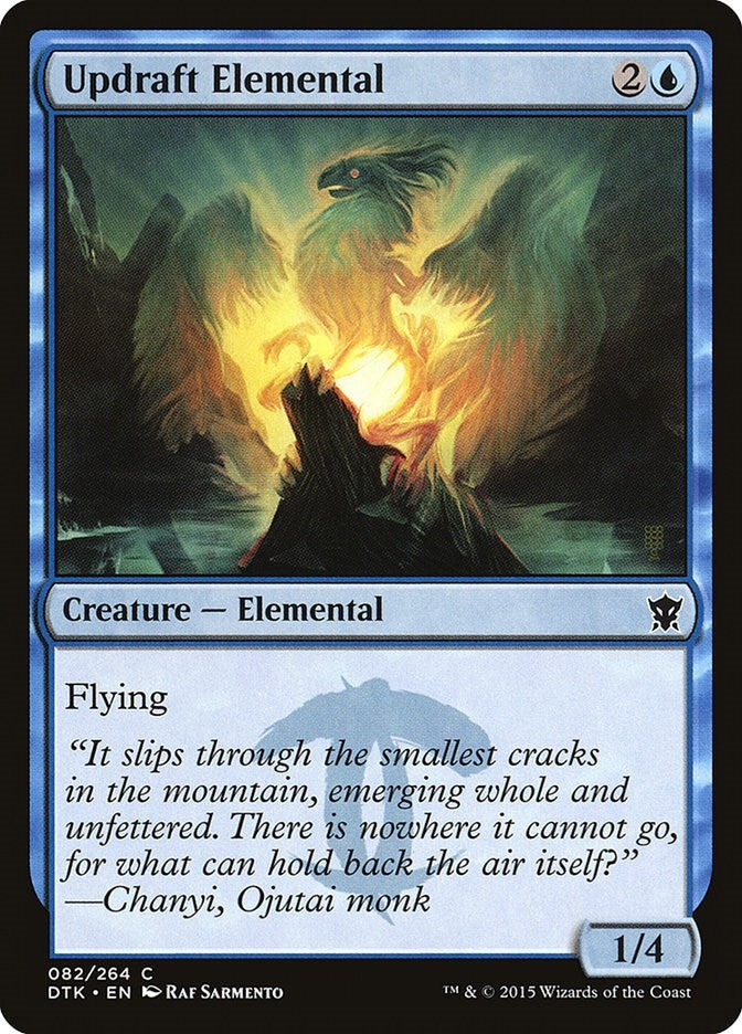 Image for Updraft Elemental (82) (Dragons of Tarkir) - Magic: The Gathering