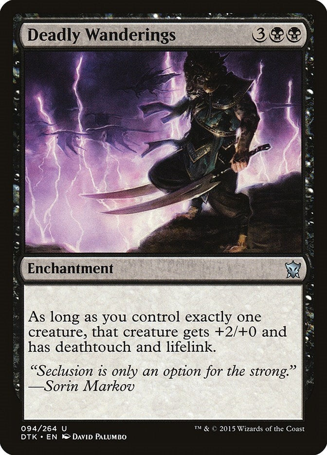 Image for Deadly Wanderings (94) (Dragons of Tarkir) - Magic: The Gathering