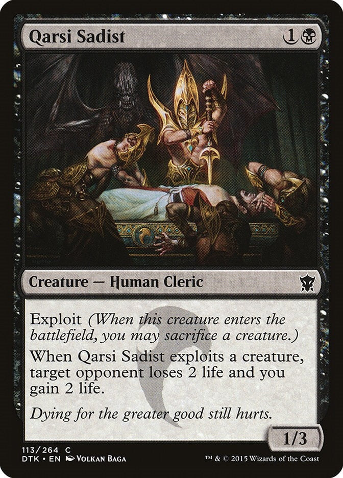 Image for Qarsi Sadist (113) (Dragons of Tarkir) - Magic: The Gathering