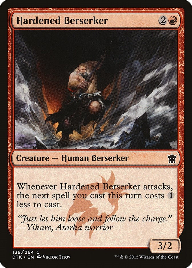 Image for Hardened Berserker (139) (Dragons of Tarkir) - Magic: The Gathering