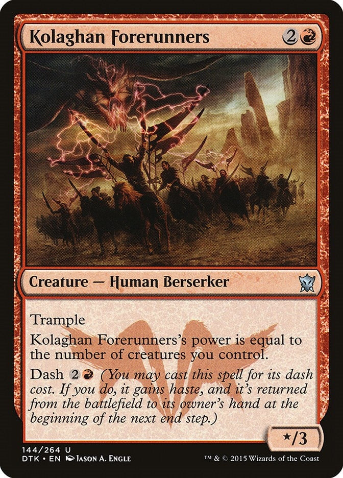 Image for Kolaghan Forerunners (144) (Dragons of Tarkir) - Magic: The Gathering