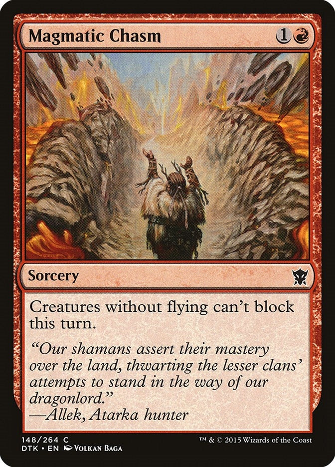 Image for Magmatic Chasm (148) (Dragons of Tarkir) - Magic: The Gathering