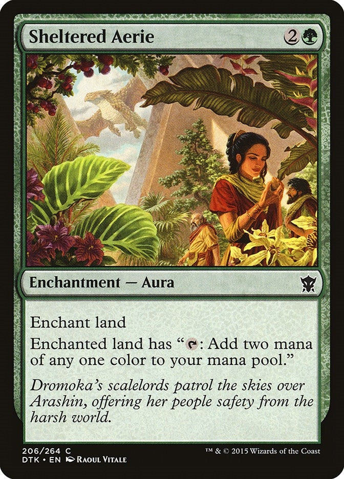 Image for Sheltered Aerie (206) (Dragons of Tarkir) - Magic: The Gathering