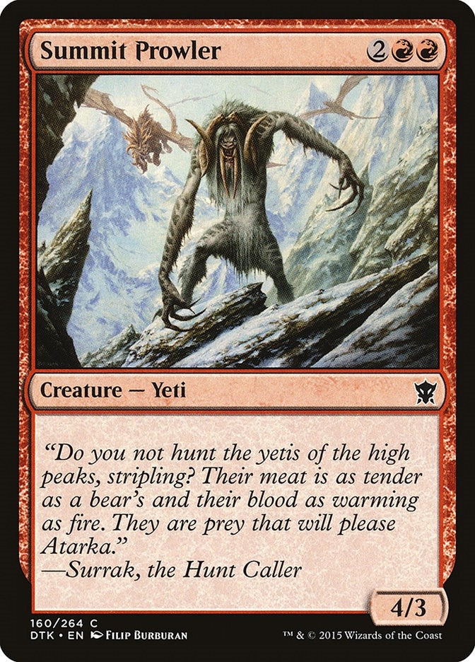 Image for Summit Prowler (160) (Dragons of Tarkir) - Magic: The Gathering