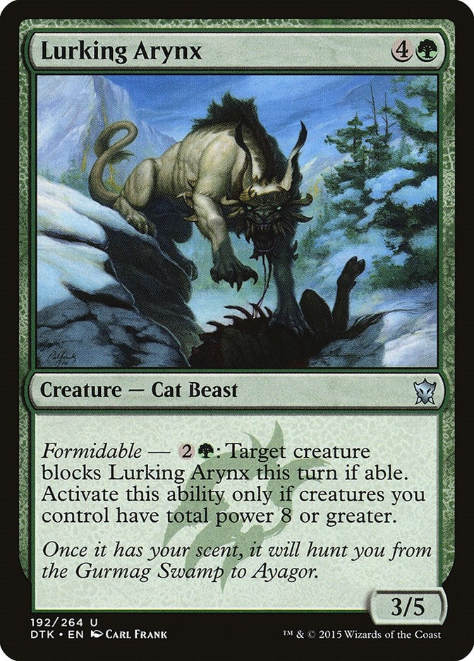 Image for Lurking Arynx (192) (Dragons of Tarkir) - Magic: The Gathering