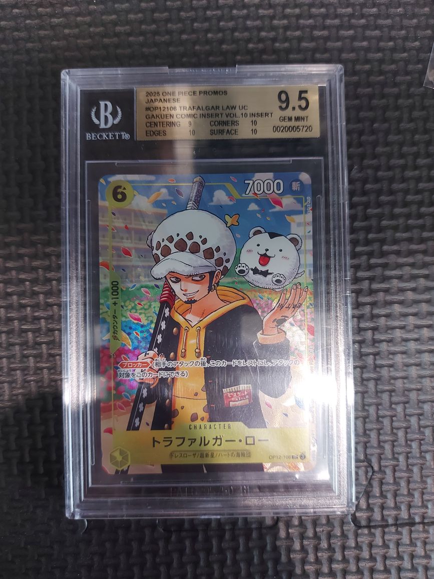 Trafalgar Law UC/(ONE PIECE Gakuen Comic Vol.10 Insert) 2025 Gaming BCCG 9.5